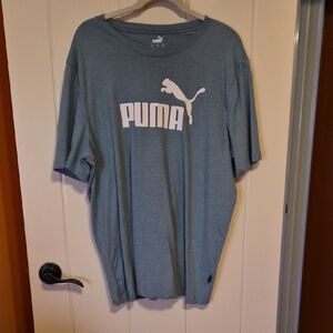 Puma Men's Teal Short Sleeve Tee